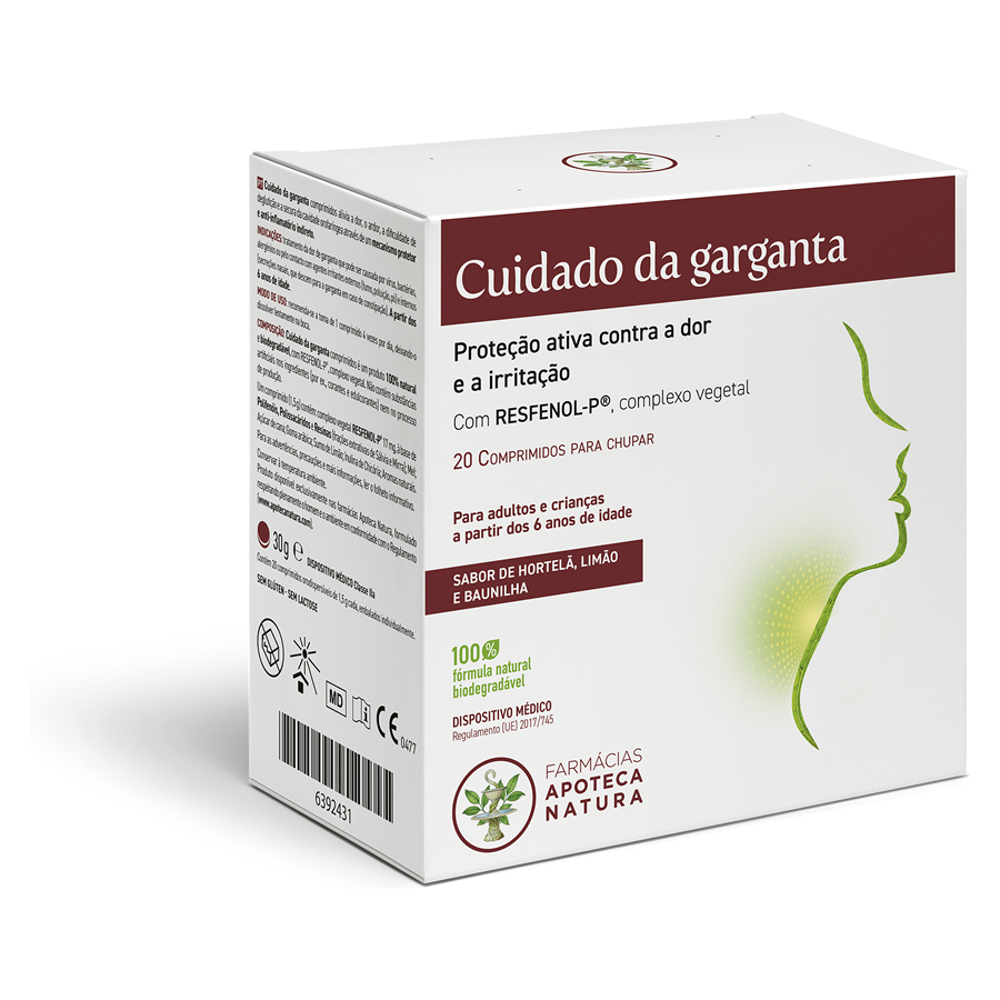 Cuidado da garganta – Comprimidos - Apoteca Natura